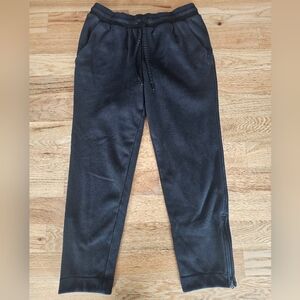 Athleta Cozy Karma Zip Pant Jogger Black Size Medium